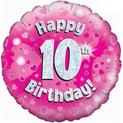 Balloons 10th Birthday Girl Balloon £9.95