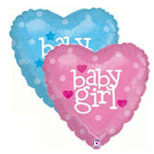Baby Girl|Boy Foil Balloons