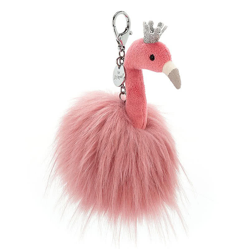 JellycatFancy Flamingo Bag Charm