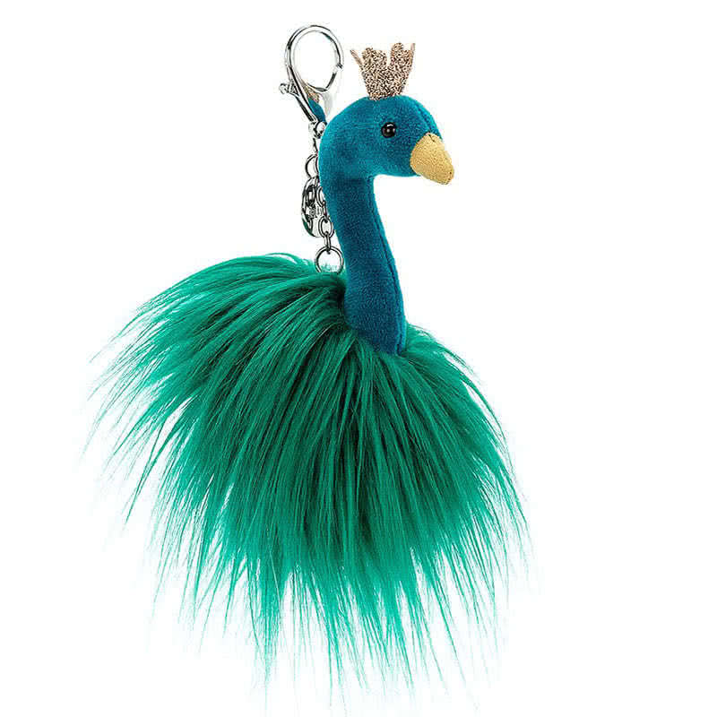 JellycatFancy Peacock Bag Charm