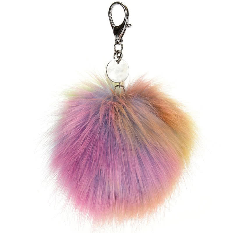 Jellycat Rainbow Pompom Bag Charm £10.95