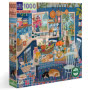 Blue Kitchen 1000 Piece Puzzle Small Image