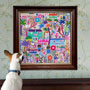 Eeboo Cats Around Town 1000 Piece Jigsaw Puzzle insitu