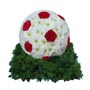 3D Red & White Football Flower Tribute
