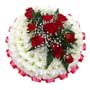 Funeral Posy Pad Red Roses Small Image