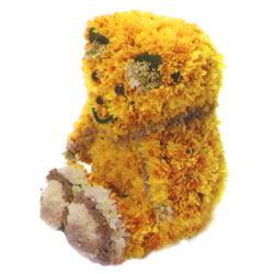 Speciality 3D Sitting Teddy Bear Funeral Tribute