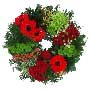 Open Funeral Ring Red & Green Small Image
