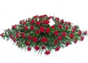 Red Rose Funeral Spray Small Image