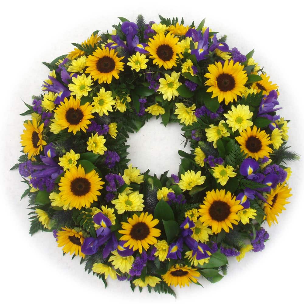 Funeral FlowersSunflower Funeral Wreath Ring