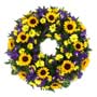 Sunflower Funeral Wreath Ring Small Image
