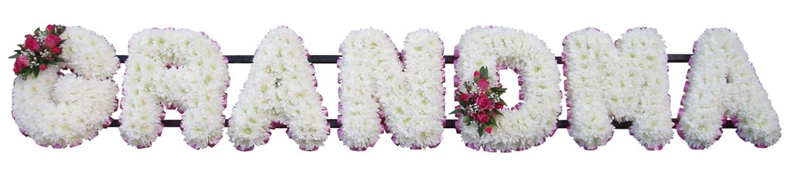 Funeral GRANDMA Flower Tribute 