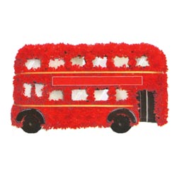 Speciality Red Bus Funeral Tribute