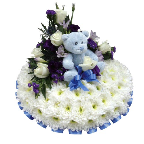 Funeral FlowersBaby Boy Funeral Wreath
