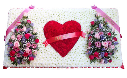 Funeral Flowers Bespoke Heart Tribute