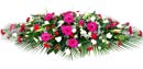 Floral Coffin Spray - Cerise Gerbera Small Image