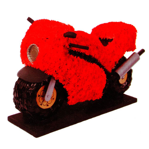 Funeral FlowersSpeciality 3D Motorbike Tribute