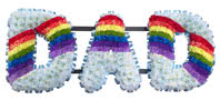 DAD Rainbow Floral Tribute Small Image