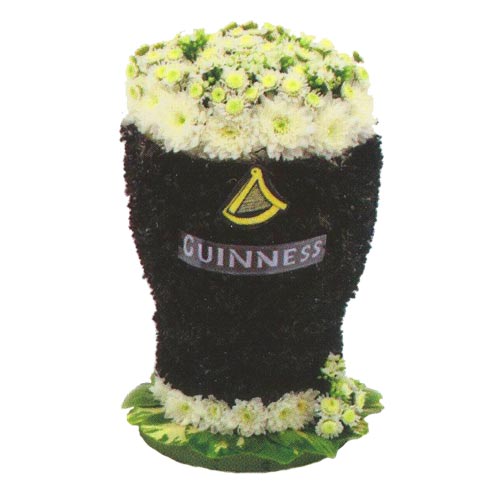 Funeral FlowersTribute - 3D Pint of Guinness 