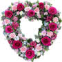Open Heart Funeral Tribute - Pink