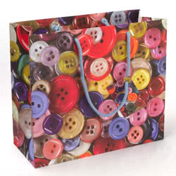 Buttons Large Gift Bag