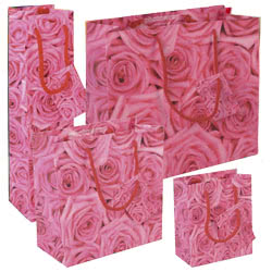 Pink Roses Gift Bags