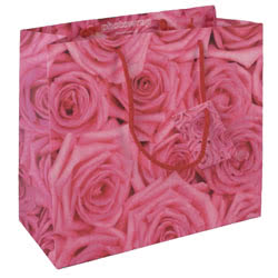 Pink Roses Large Gift Bag