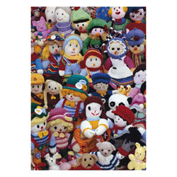 Knitted Toys Greeting Card