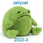Jellycat 2022 new soft toy designs including Ricky Rain Frog and Rufus Bear with UK and Chinese delivery