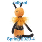 Jellycat Soft Toys Spring 2020 including Zeegul Bee and Happy Hamsters