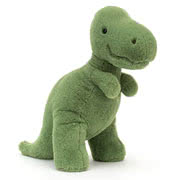 Jellycat Dinosaurs including Fossilly T-Rex and Stegosaurus