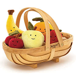 Fabulous Fruit Wooden Basket