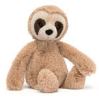 Jellycat Sloths including Bailey, Cyril and Woogie