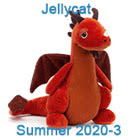Jellycat Soft Toys Summer 2020 including Paprika Dragon
