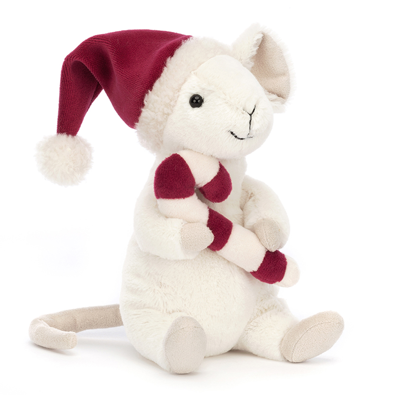 JellycatMerry Mouse Candy Cane