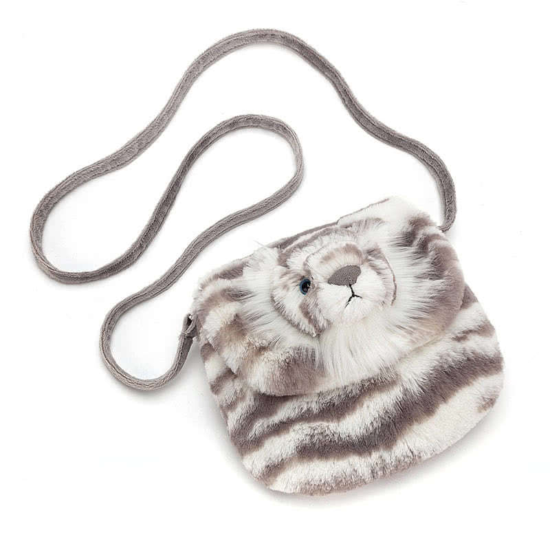 JellycatSacha Snow Tiger Shoulder Bag