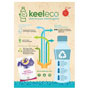 Keel Toys Keeleco Patchfoot Grey Rabbit 22cm Plush eco-friendly