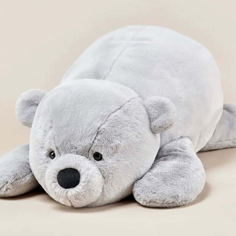 Lilla Stora BjornGrey Teddy Bear Soft Toy 75cm