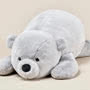 Grey Teddy Bear Soft Toy 75cm Small Image
