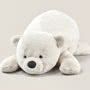 Off-White Teddy Bear Soft Toy 75cm Small Image