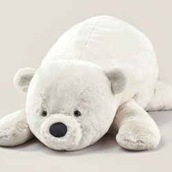 Off-White Teddy Bear Soft Toy 75cm