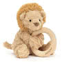 Fuddlewuddle Lion Wooden Ring Toy Small Image