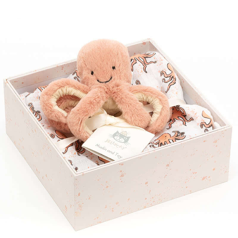 JellycatOdell Octopus Gift Set