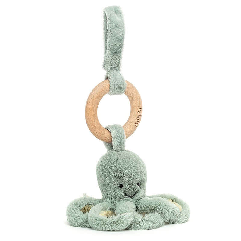 JellycatOdyssey Octopus Wooden Ring Toy
