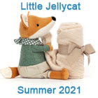 Jellycat new baby toys and accessories for Summer 2021 including Little Rambler Fox Soother and Jitter
