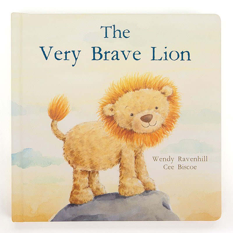JellycatVery Brave Lion Book