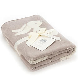 Bashful Beige Bunny Blanket