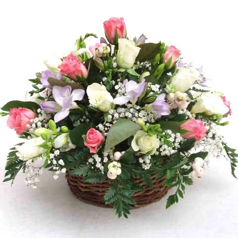 mother's day flower basket