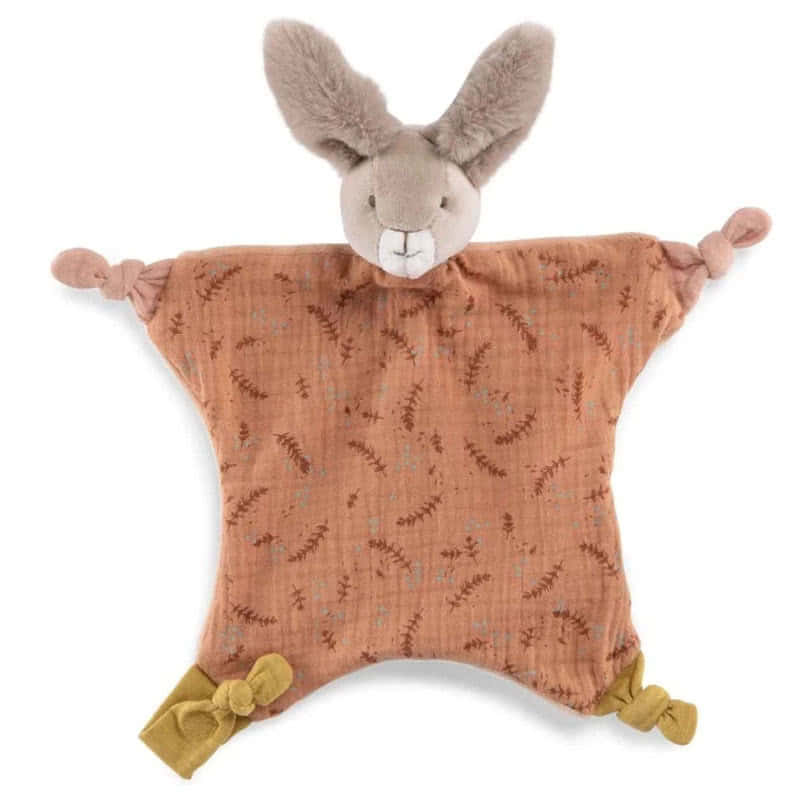 Moulin RotyTrois Petits Lapins Clay Rabbit Comforter