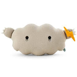 Ricestorm Grey Cloud Plush Cushion