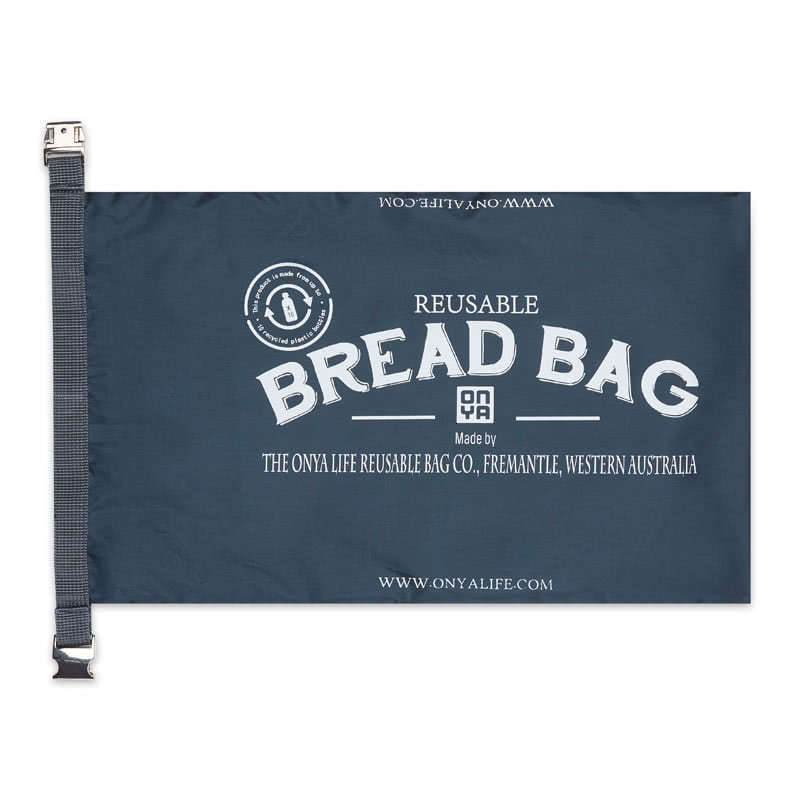 onya reusable bread bag charcoal OP L
